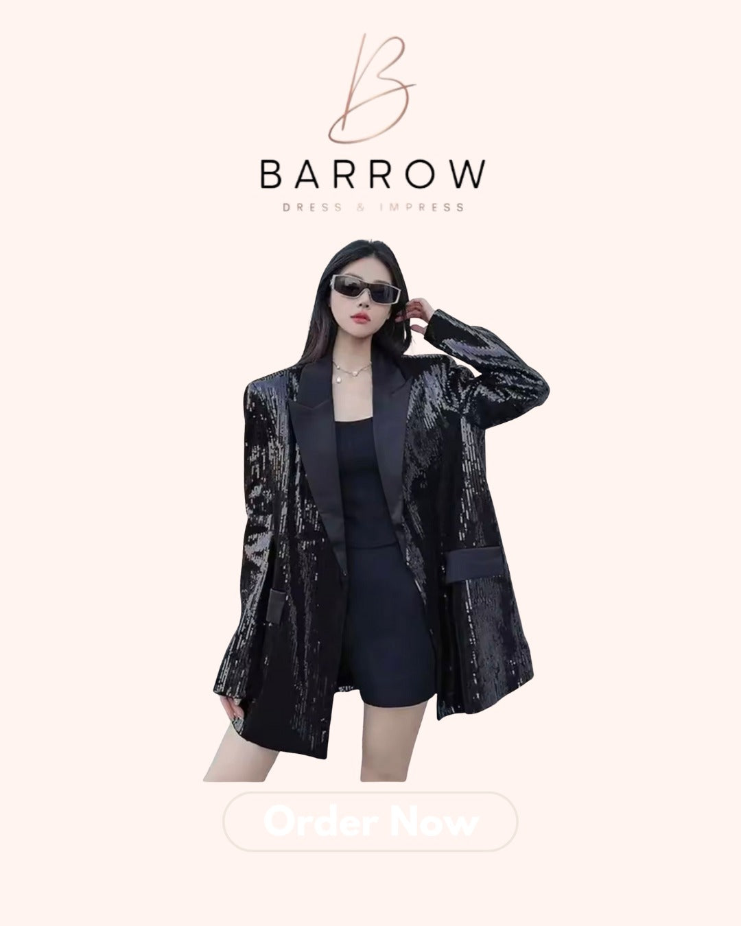 Black shiny Blazer
