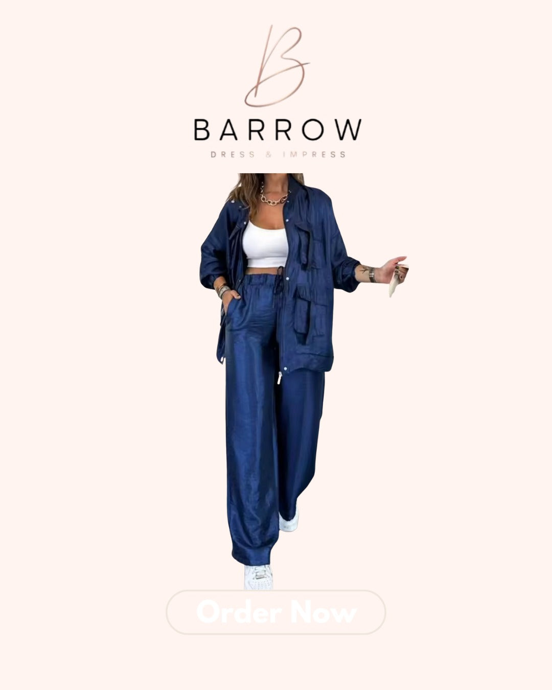 Neon Blue Business Suit