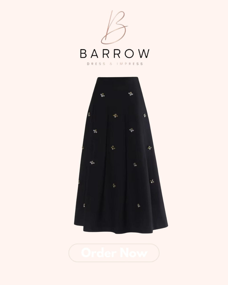 Black Crystal Skirt