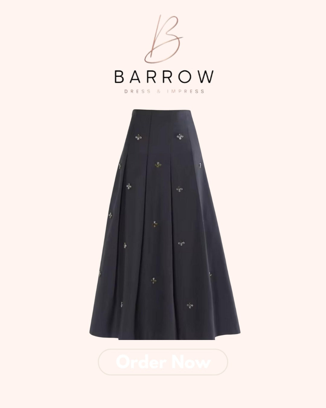Black Crystal Skirt